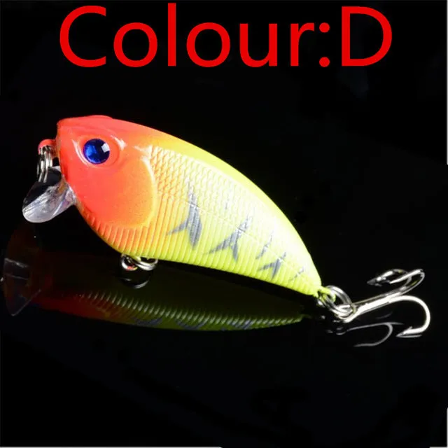 1Pcs Crankbait Minnow Trolling Lure Fishing Tackle Wobbler Swimbait Fishing 5.5cm 6.6g Fishing Lure Artificial Hard Bait FA-277