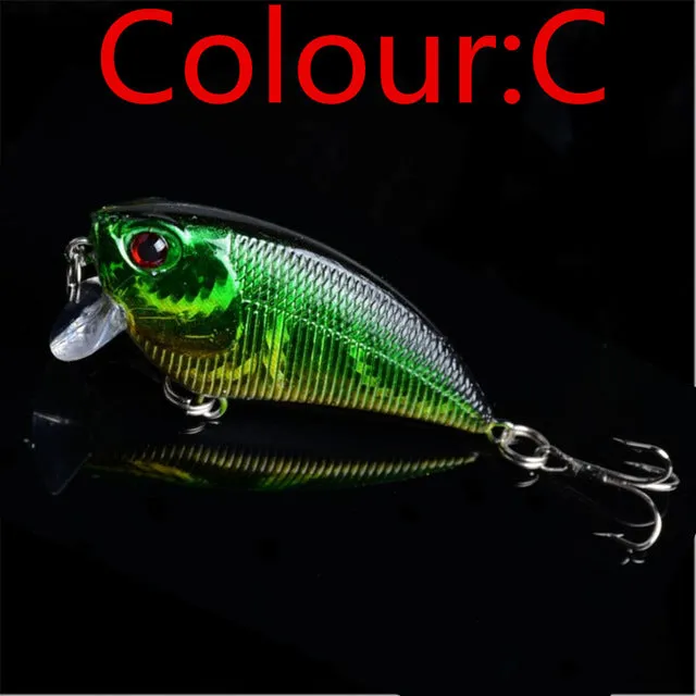 1Pcs Crankbait Minnow Trolling Lure Fishing Tackle Wobbler Swimbait Fishing 5.5cm 6.6g Fishing Lure Artificial Hard Bait FA-277