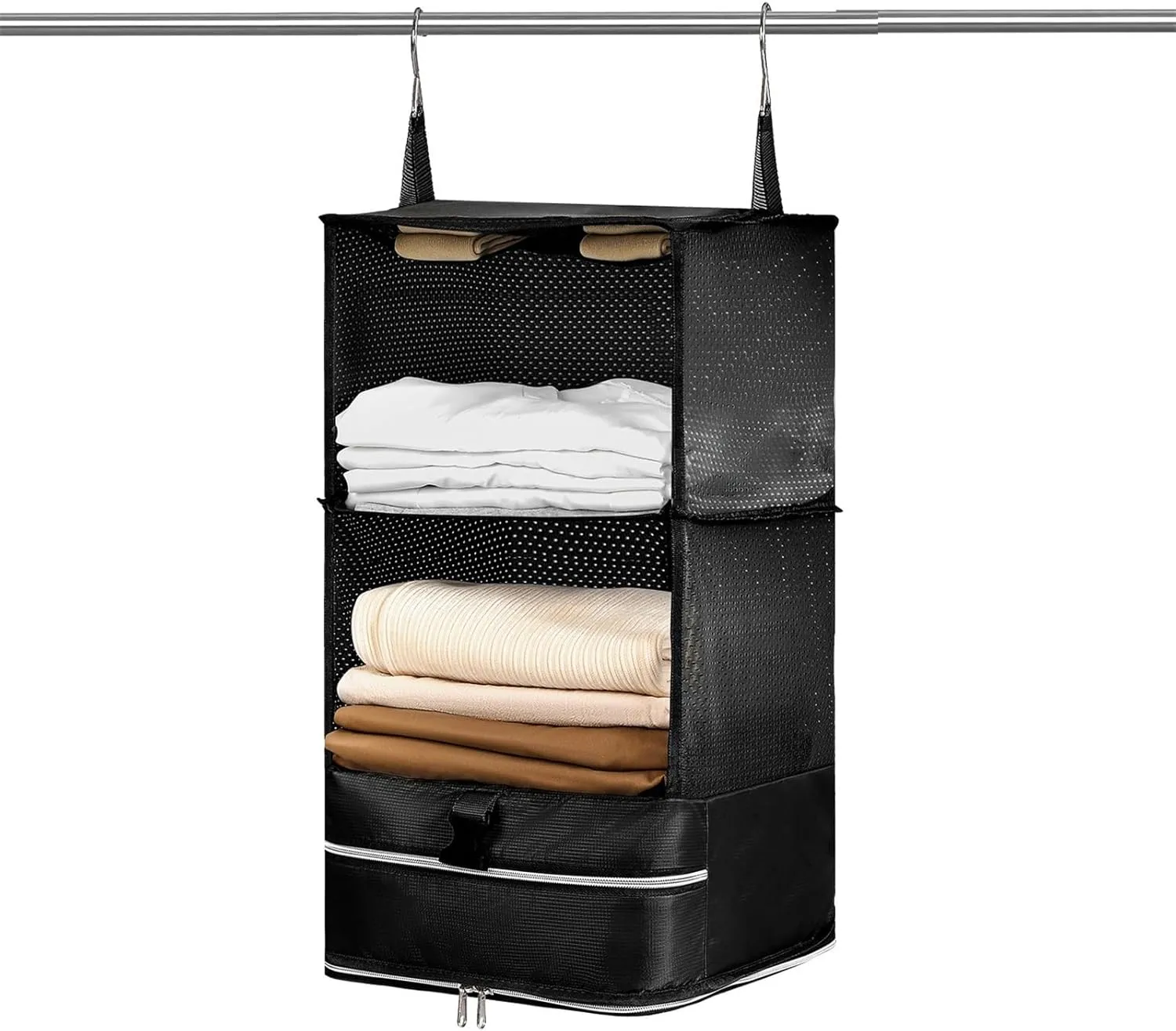 3-Shelf Hanging Closet Organizer L