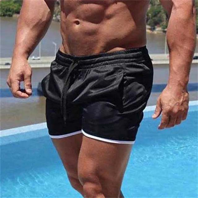 3" Men's Camo Fitness Shorts with Quick Dry Technology