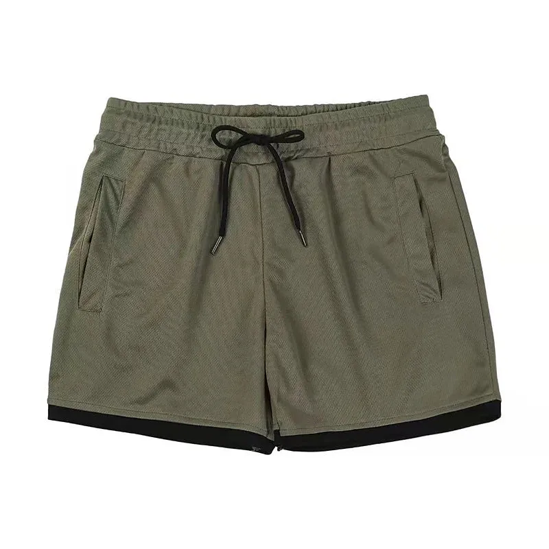 3" Men's Camo Fitness Shorts with Quick Dry Technology