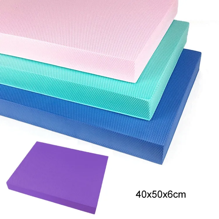 40x50x6cm Balance Mat Sports Kneeling Mat Fitness Flat Support Mat, Specification: Purple