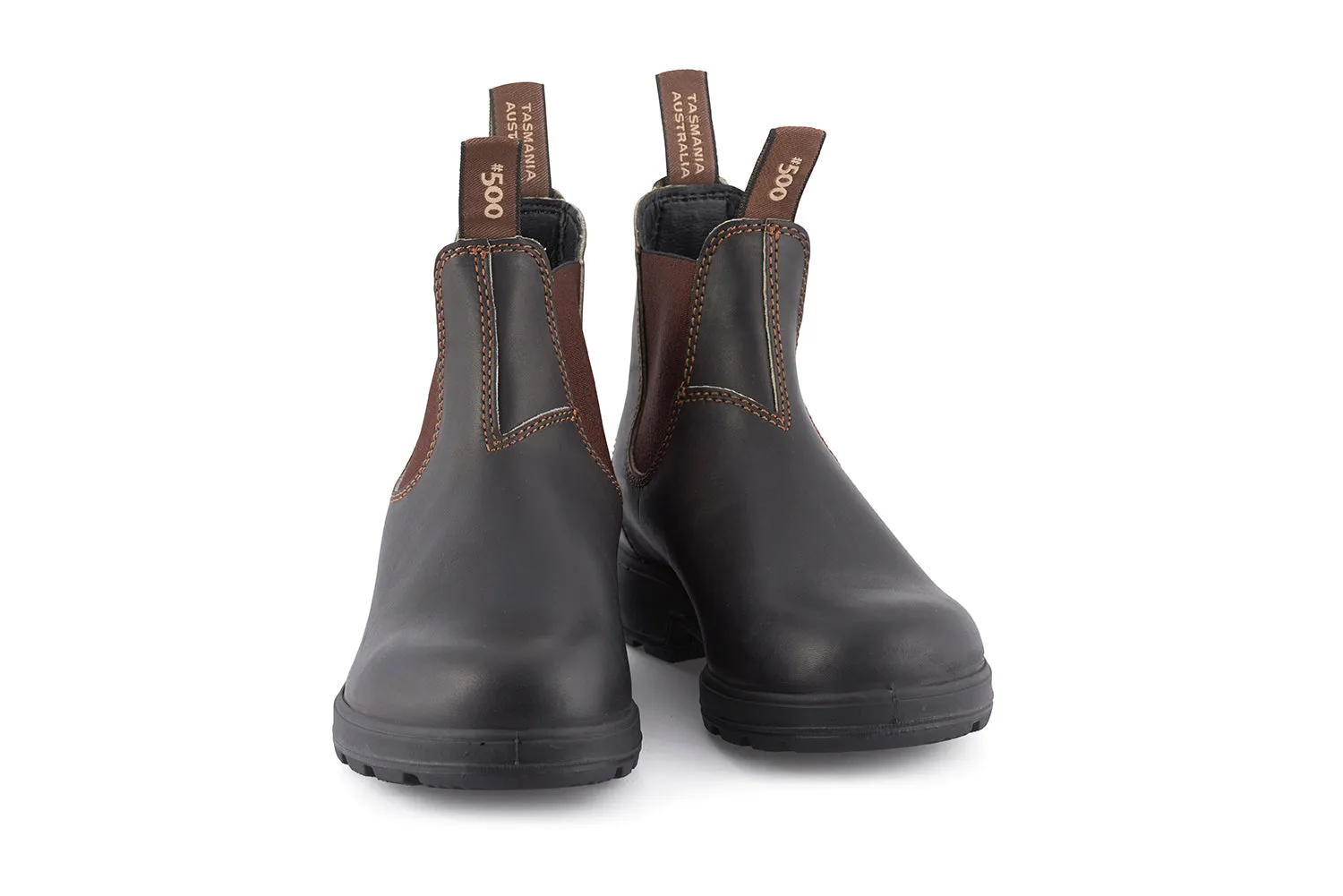 500 Stout Brown Leather Boots