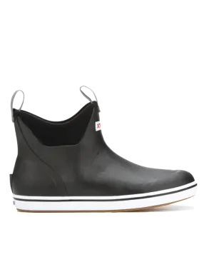 6" Ankle Deck Boots in Black