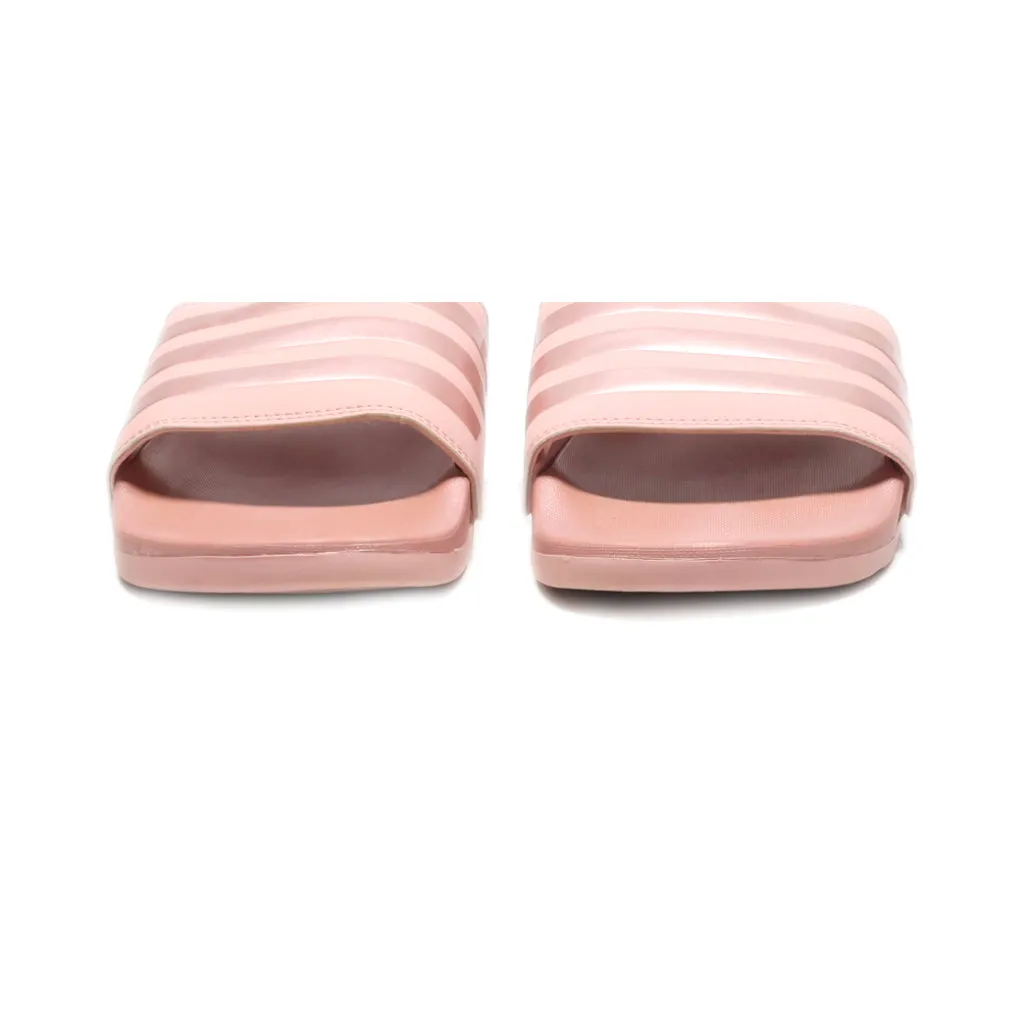 Adidas Adilette Sliders Fabric Pink Colour For Men