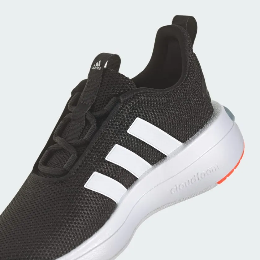 ADIDAS RACER TR23 SHOES - KIDS - BLACK/WHITE