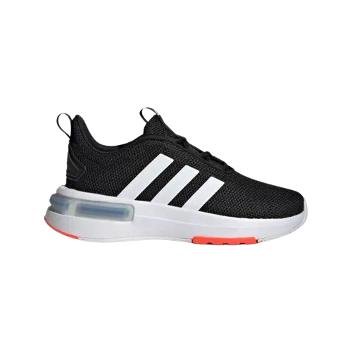 ADIDAS RACER TR23 SHOES - KIDS - BLACK/WHITE