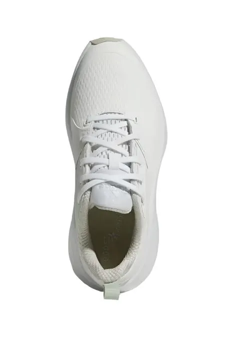 Adidas Womens Solarmotion Spikeless Golf Shoes Cloud White/ Silver Metallic/ Linen Green