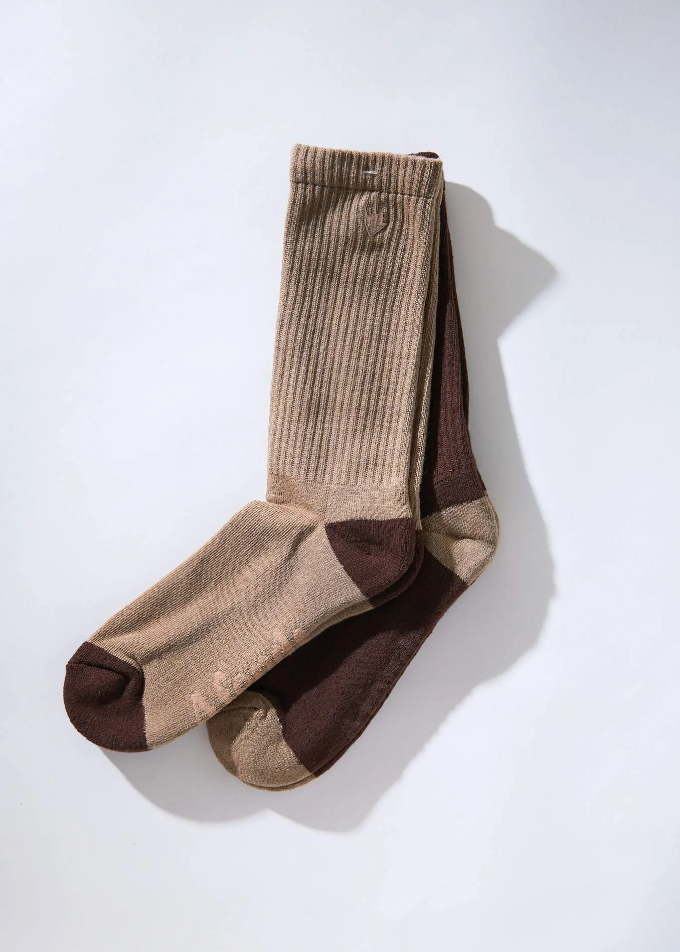 Afends Unisex Flame - Socks Two Pack - Mulberry / Sand