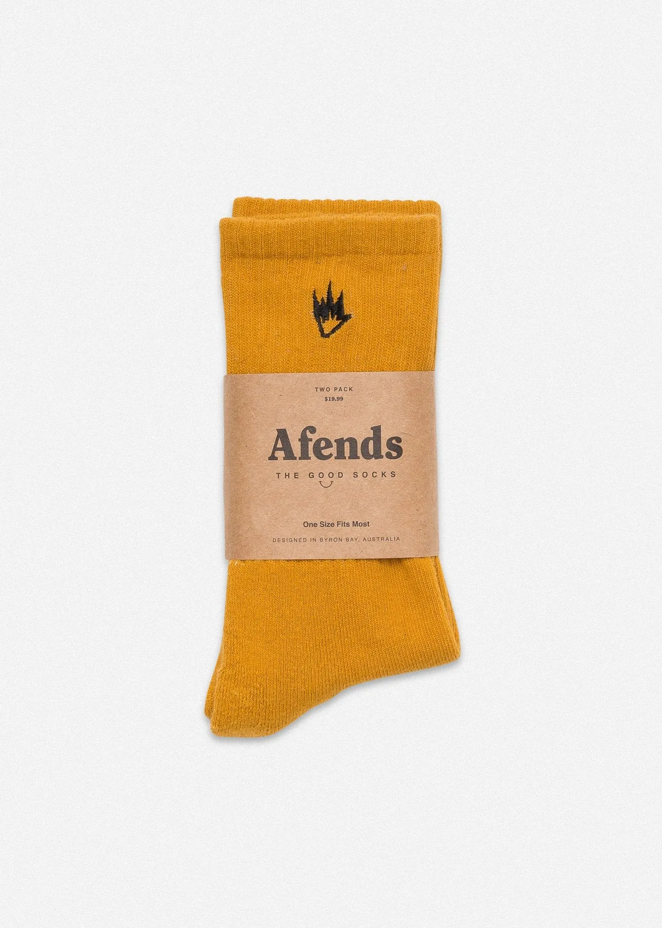 Afends Unisex Flame - Two Pack Socks