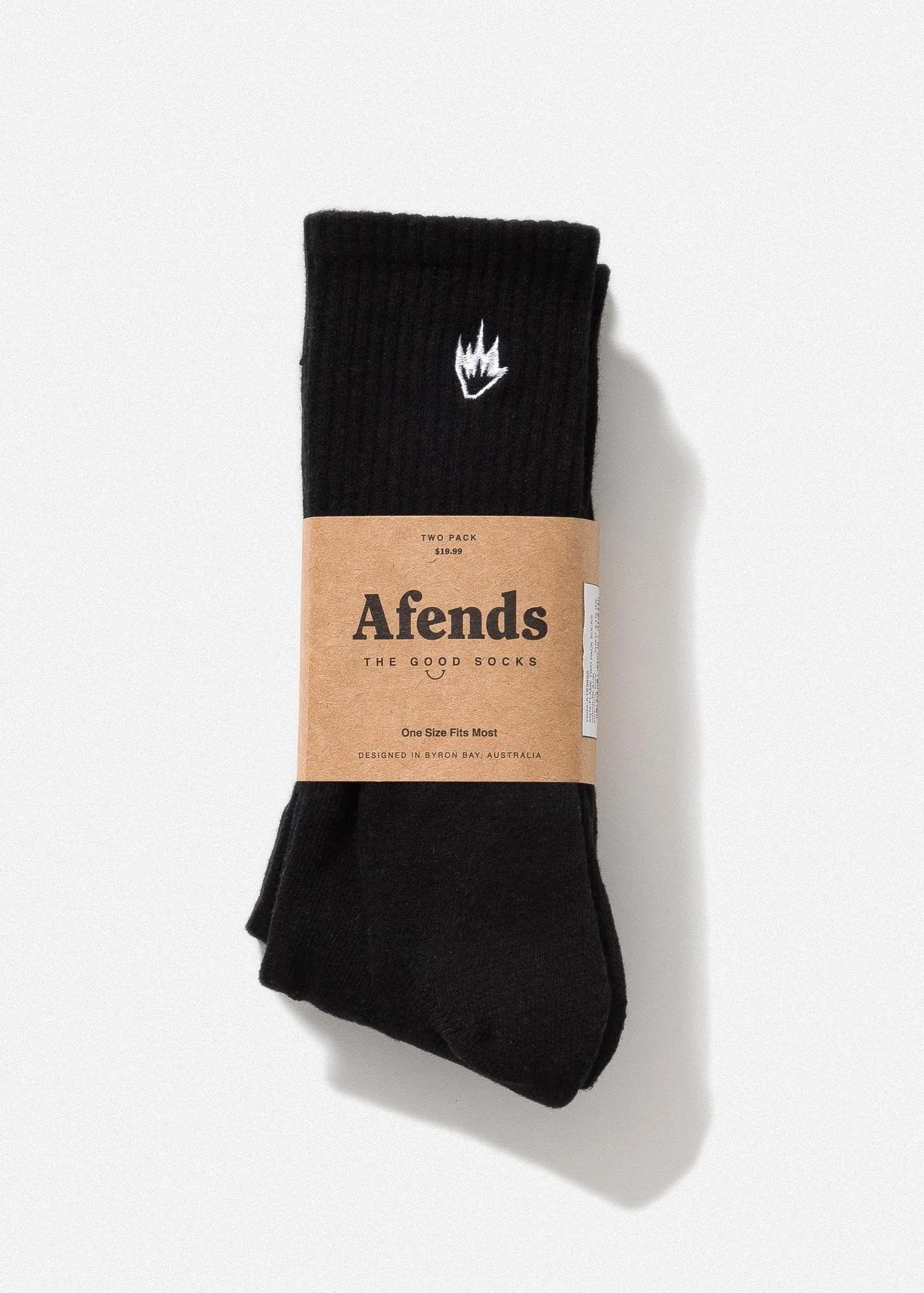 Afends Unisex Flame - Two Pack Socks