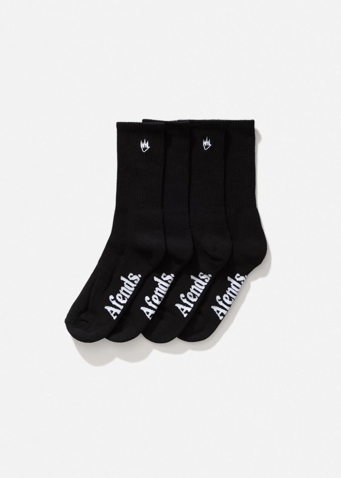 Afends Unisex Flame - Two Pack Socks