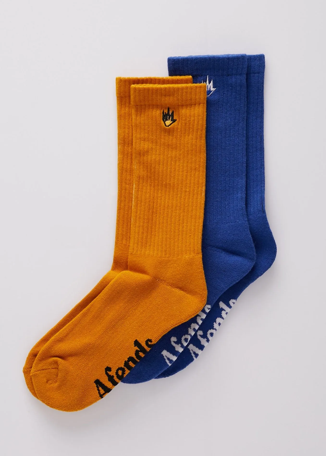 Afends Unisex Flame - Two Pack Socks