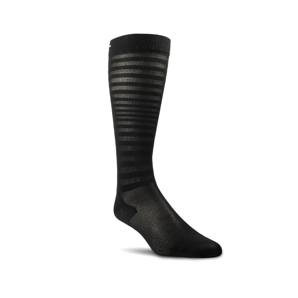 Ariat Unisex AriatTEK Ultrathin Performance Blk/Gry Socks AR2343-002