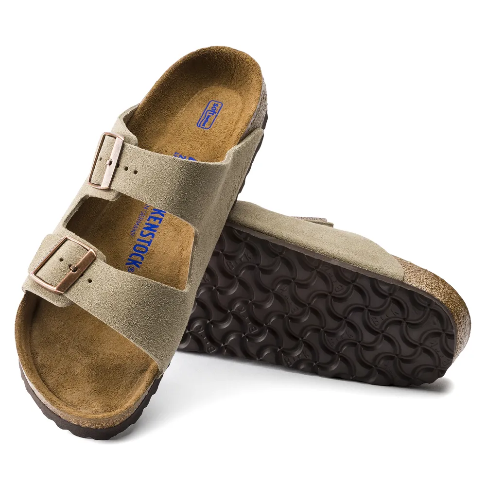 Arizona Suede Soft Footbed Sandal