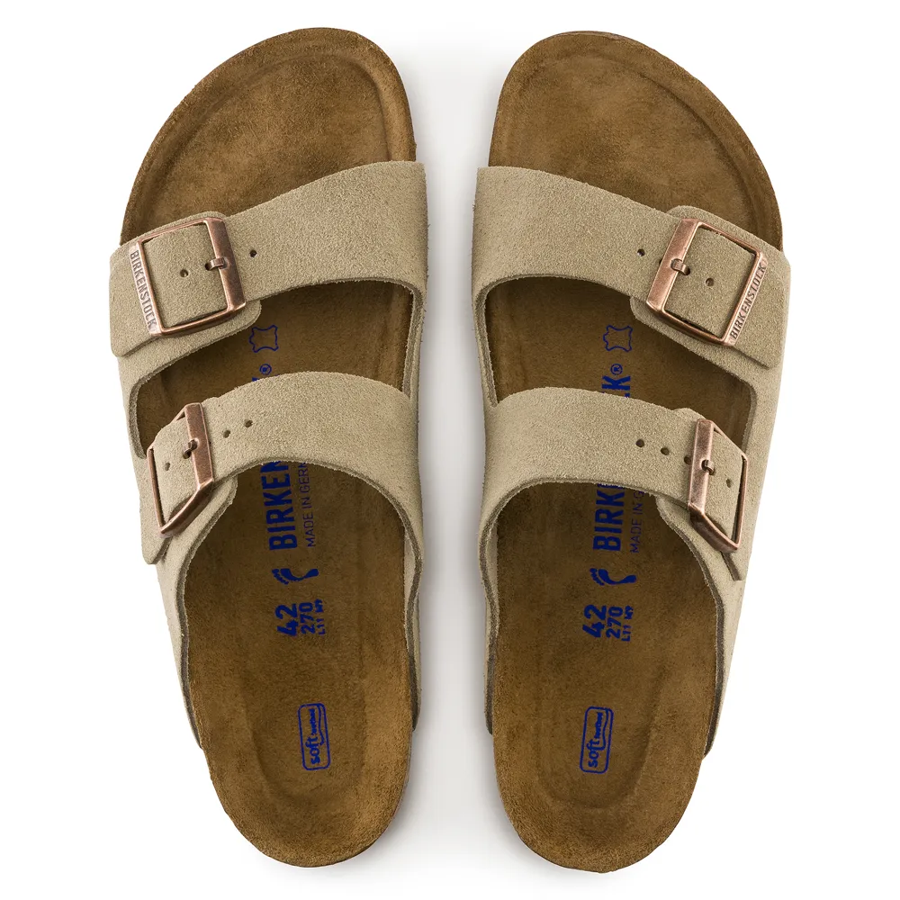 Arizona Suede Soft Footbed Sandal