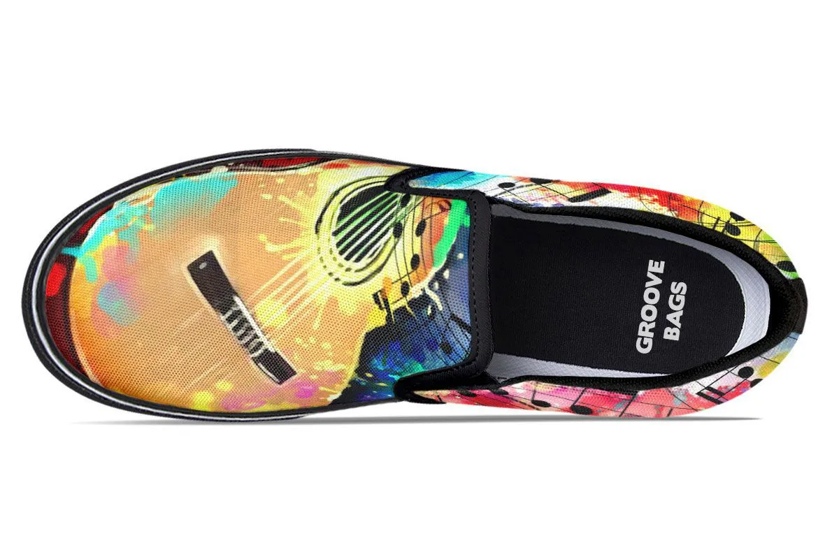 Artistic Guitar Shoes Slip-On Shoes