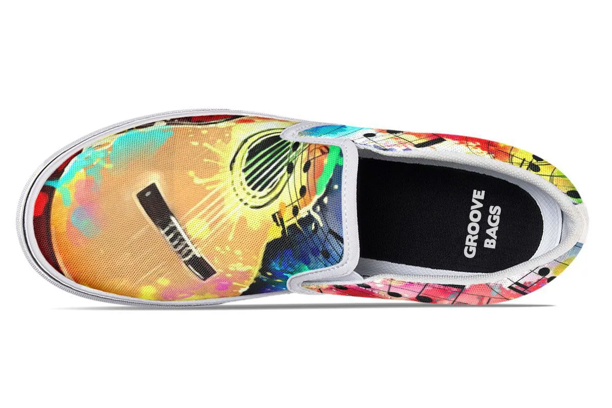 Artistic Guitar Shoes Slip-On Shoes