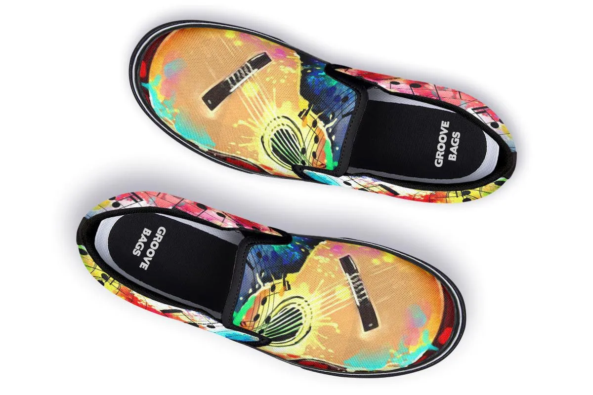 Artistic Guitar Shoes Slip-On Shoes