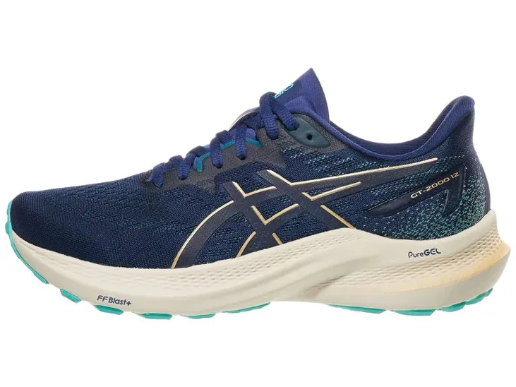 Asics | GT-2000 12 | Women's | Blue Expanse/Champagne