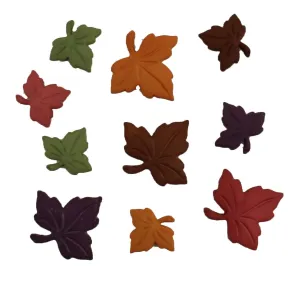 Autumn Leaves Theme Buttons