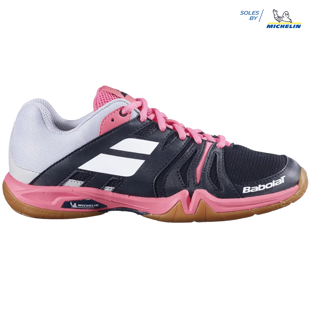 Babolat Shadow Team Women's Badminton Shoes - Black/Pink