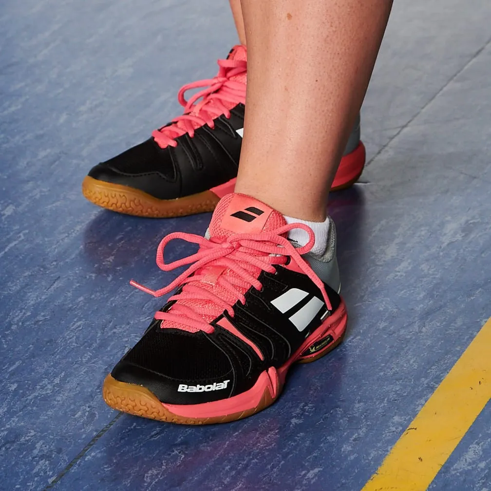 Babolat Shadow Team Women's Badminton Shoes - Black/Pink