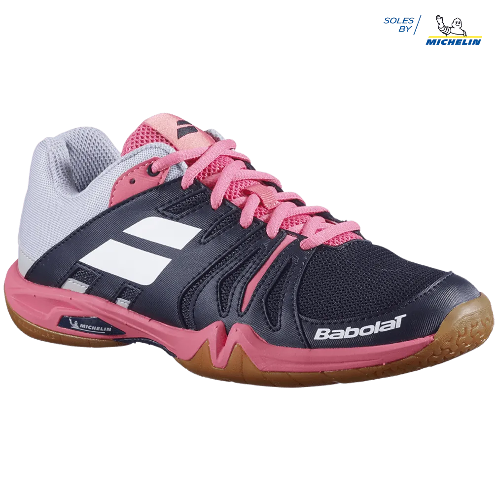 Babolat Shadow Team Women's Badminton Shoes - Black/Pink