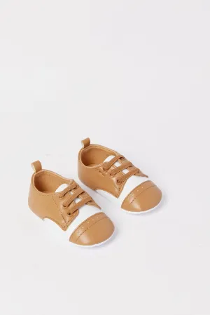 Baby Beige Pram Shoe