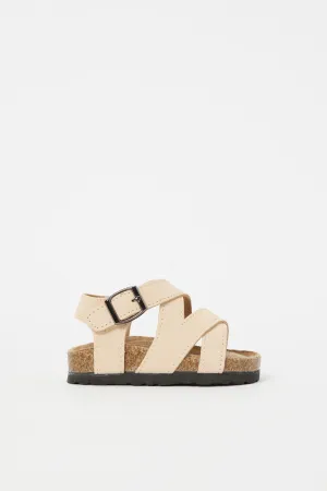 Baby Boys Beige Cork Sandal