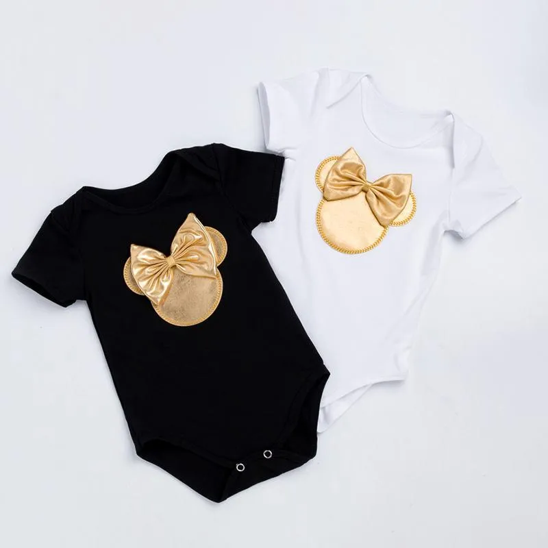 Baby Golden Clothes & Shoes Set - Bow On Shirt