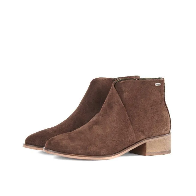 Barbour Caryn Ladies Ankle Boot - Choco Suede