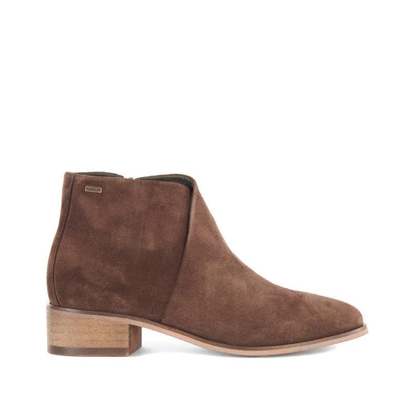 Barbour Caryn Ladies Ankle Boot - Choco Suede