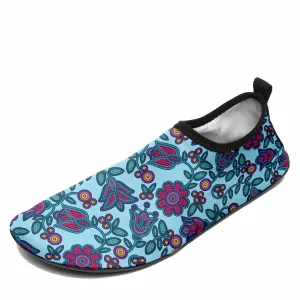 Beaded Nouveau Marine Kid's Sockamoccs Slip On Shoes