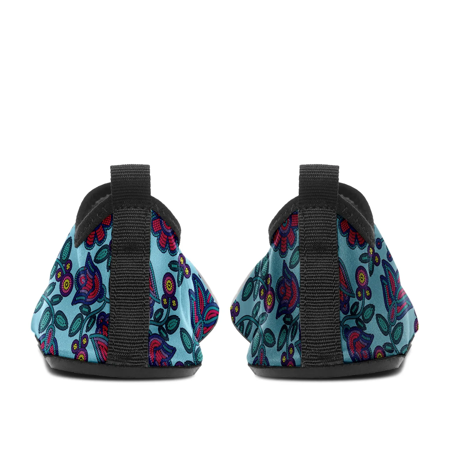 Beaded Nouveau Marine Kid's Sockamoccs Slip On Shoes