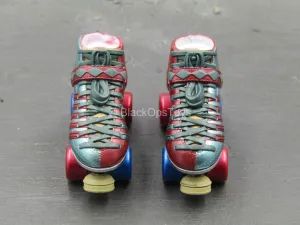 Birds Of Prey Harley Quinn - Female Roller Skate Shoes (Peg Type)