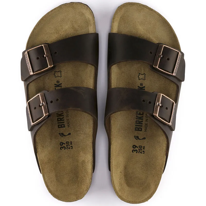 Birkenstock  Arizona habana full grain leather hard footbed 52531 habana