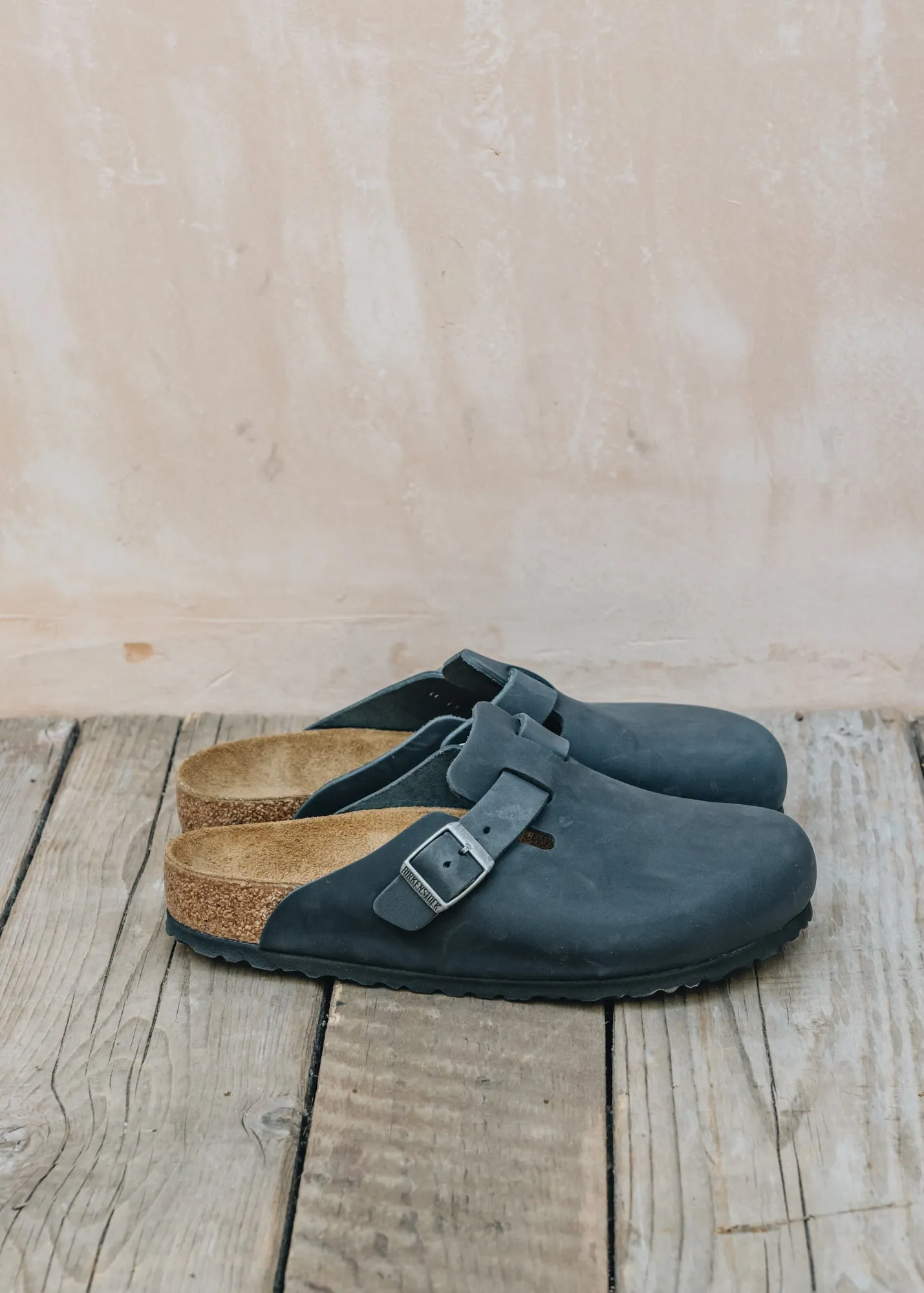 Birkenstock Boston Clogs in Black