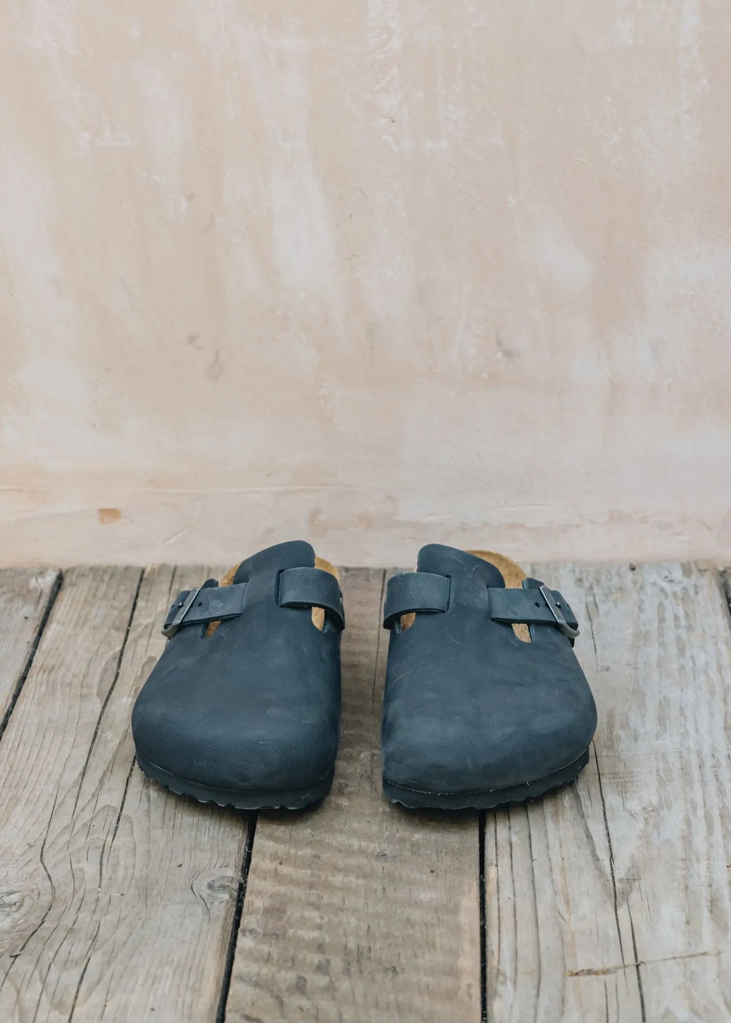 Birkenstock Boston Clogs in Black