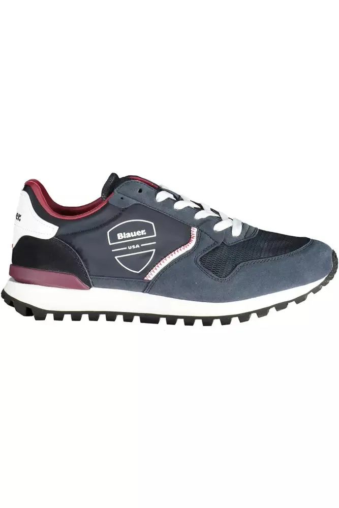 Blauer Blue Polyester Men Sneaker