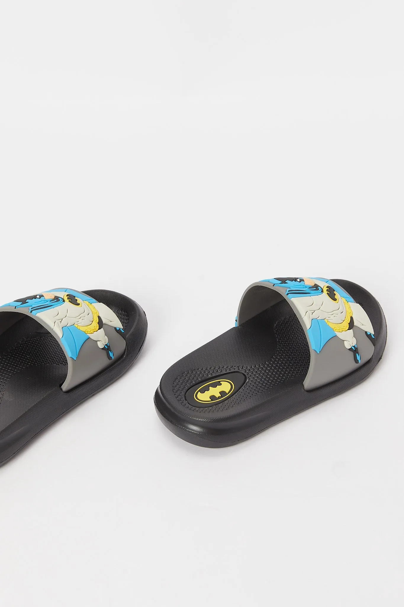 Boys Black Batman Character Slide