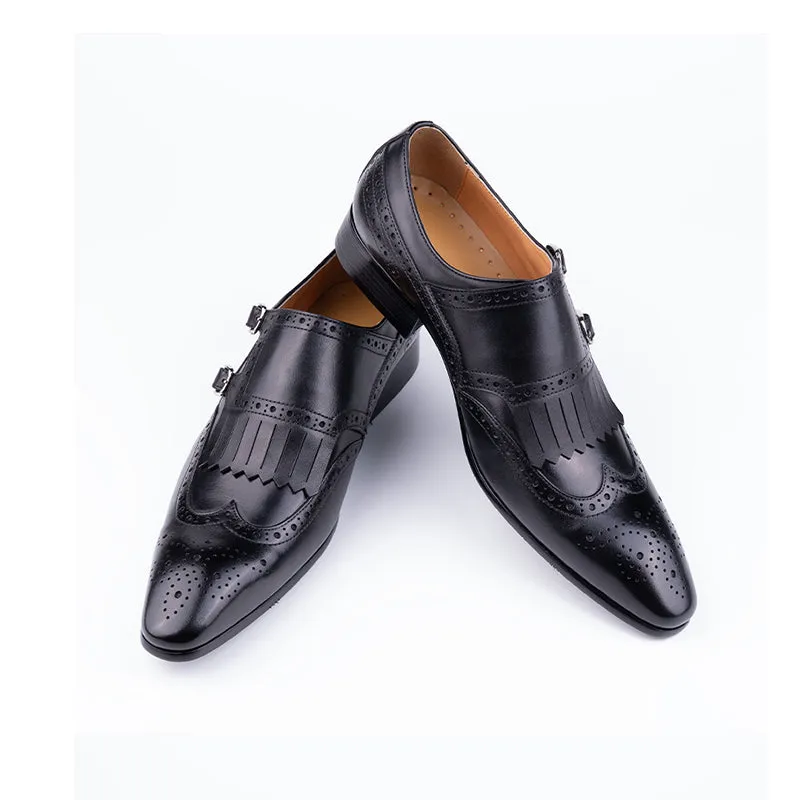 BrogueLux Custom Tassel  Oxfords Wedding Shoes