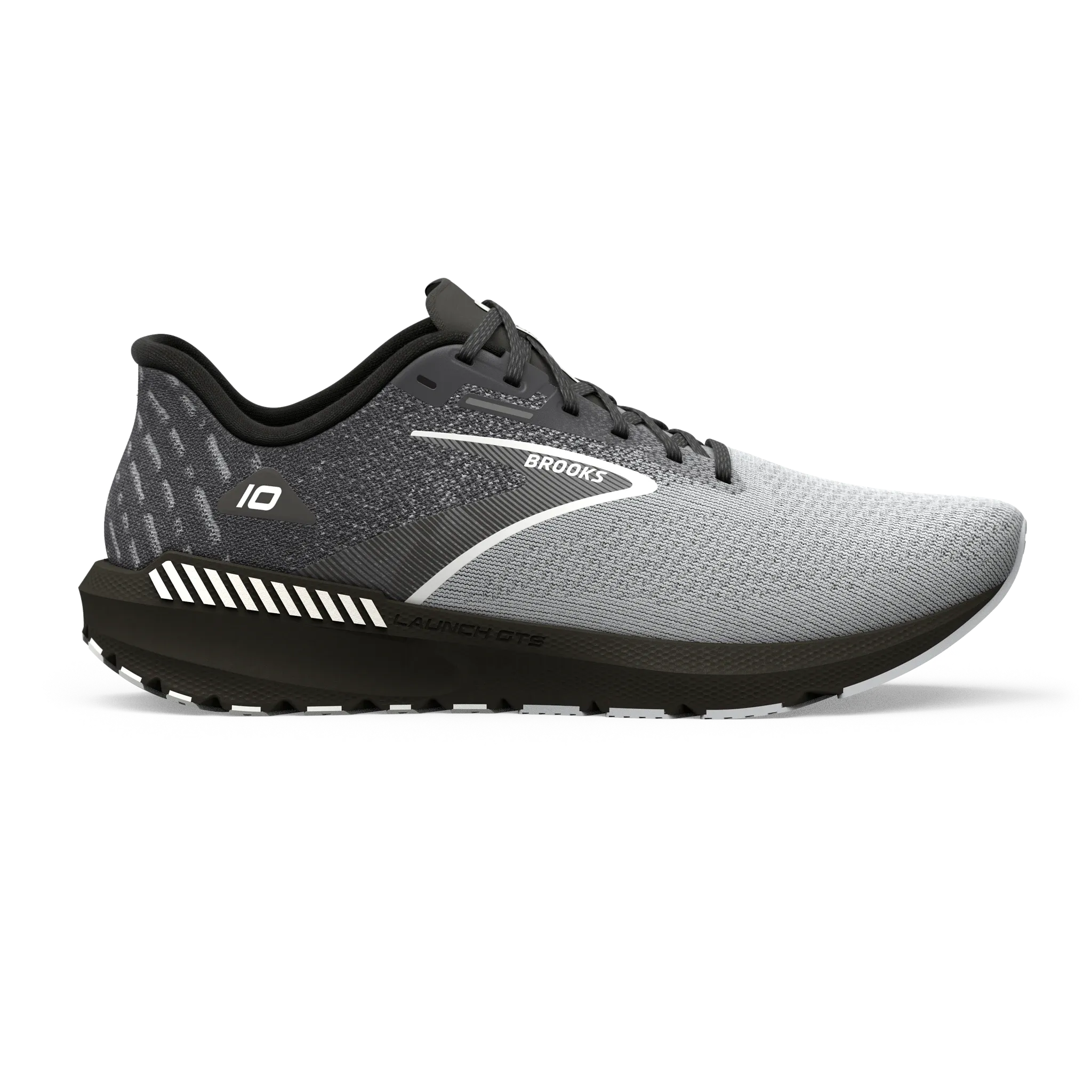 Brooks | Launch GTS 10 | Men's | Black/Blackened Pearl/White