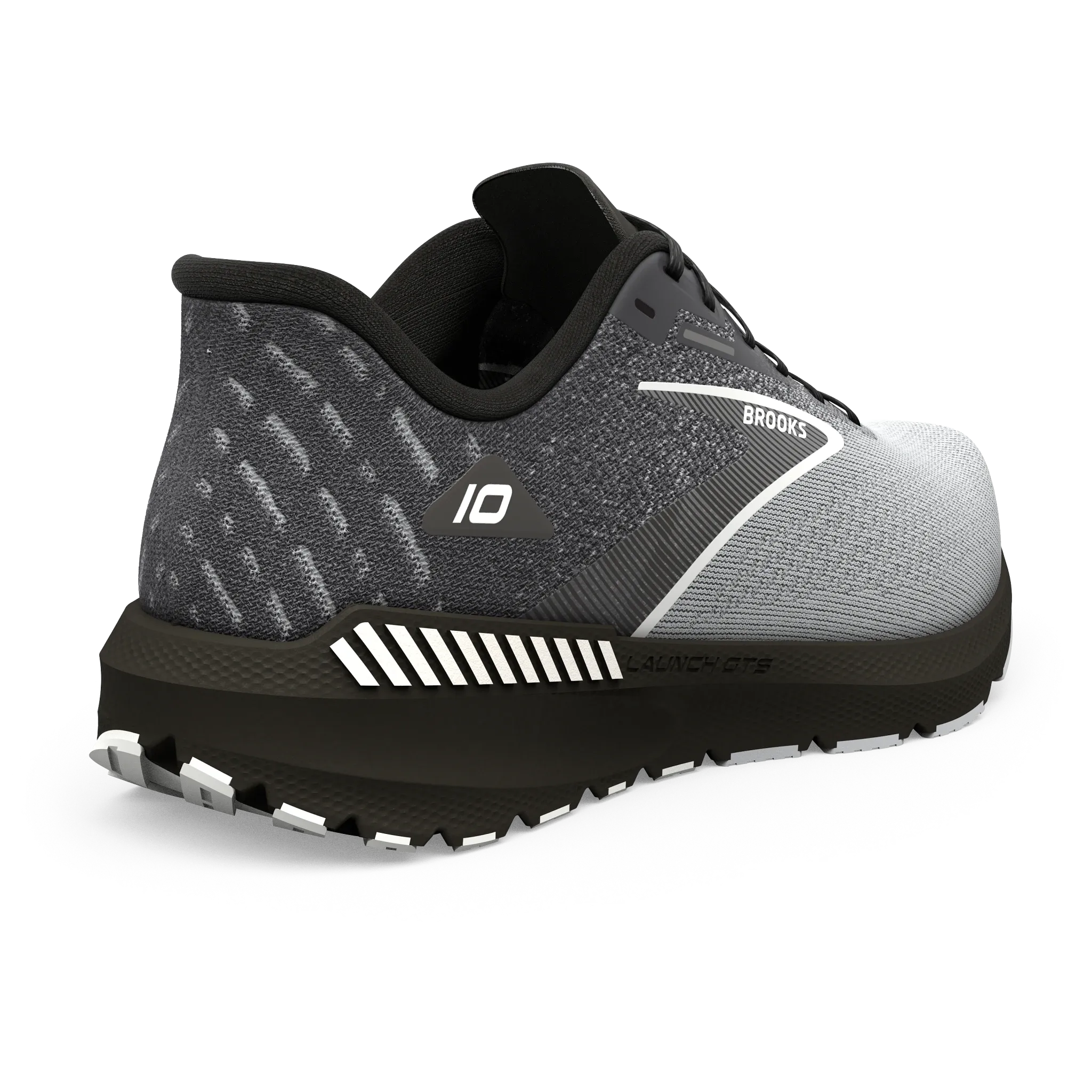 Brooks | Launch GTS 10 | Men's | Black/Blackened Pearl/White