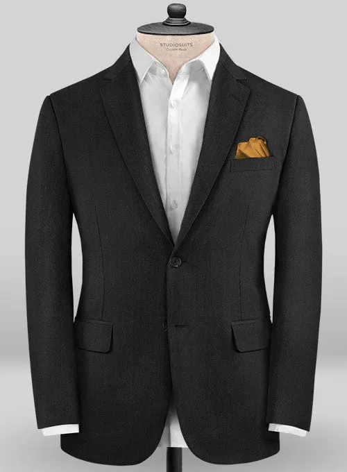 Caccioppoli Sun Dream Black Wool Silk Jacket