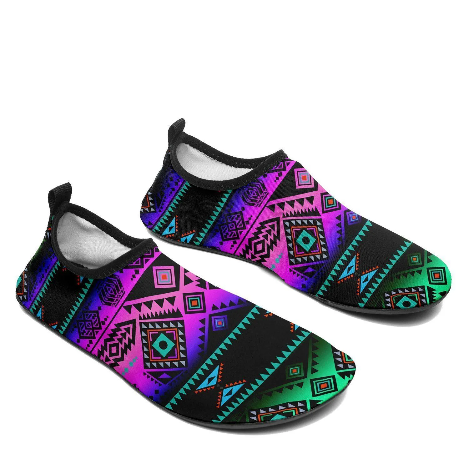 California Coast Sunrise Sockamoccs Kid's Sockamoccs Slip On Shoes