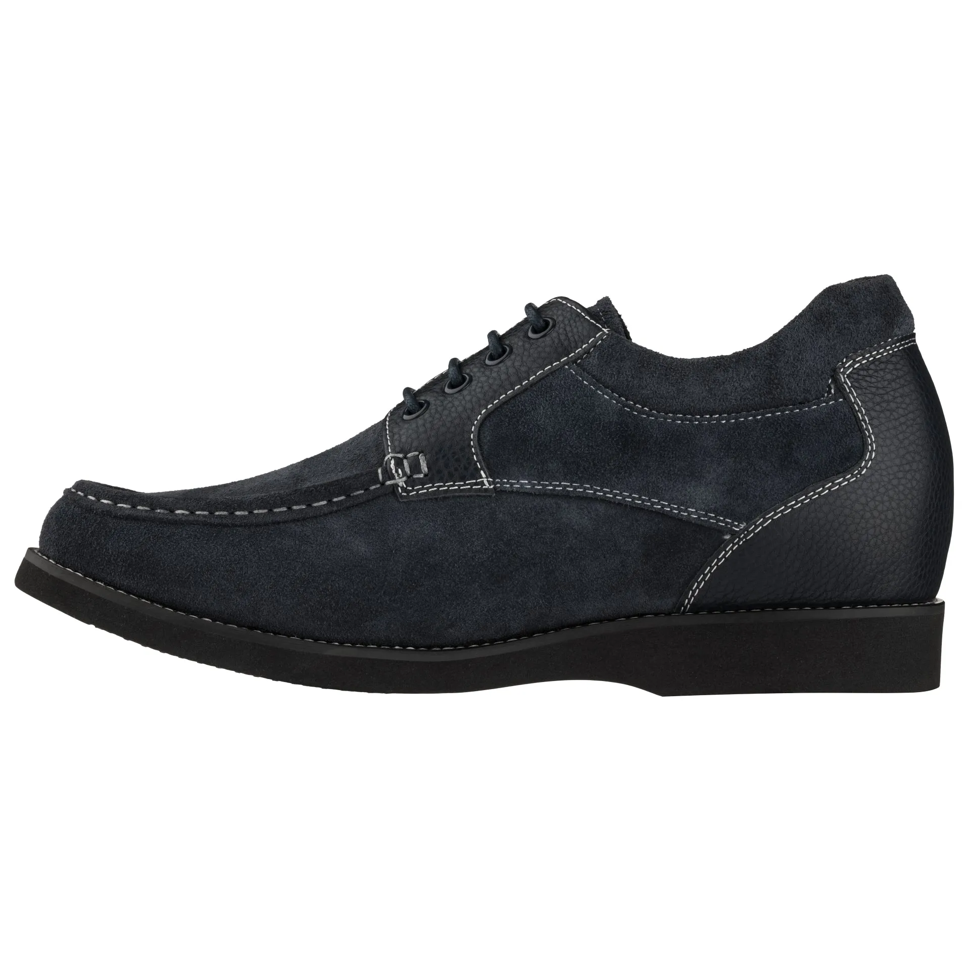 CALTO - YH9538 - 3.0 Inches (Navy) - Casual Leather Shoes