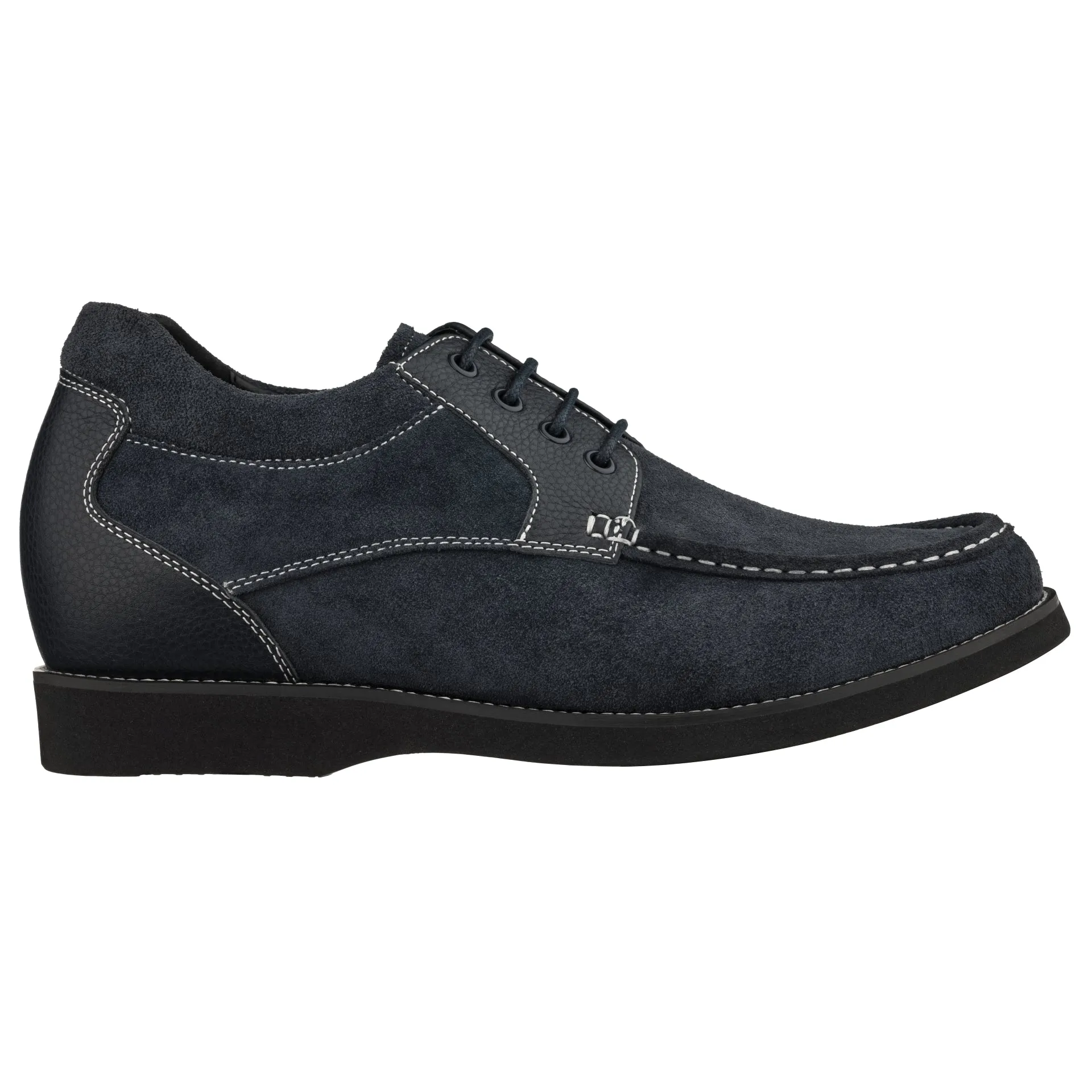 CALTO - YH9538 - 3.0 Inches (Navy) - Casual Leather Shoes