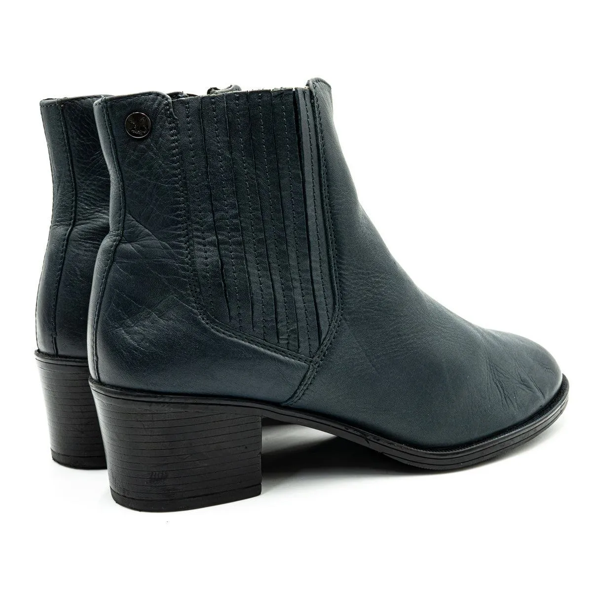 Caprice Ankle Boots Leather Black Colour For Women