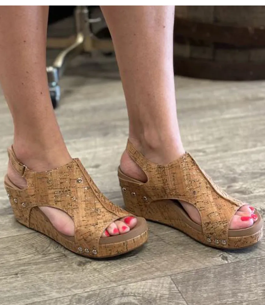 Carley in Glitter Cork by Corkys